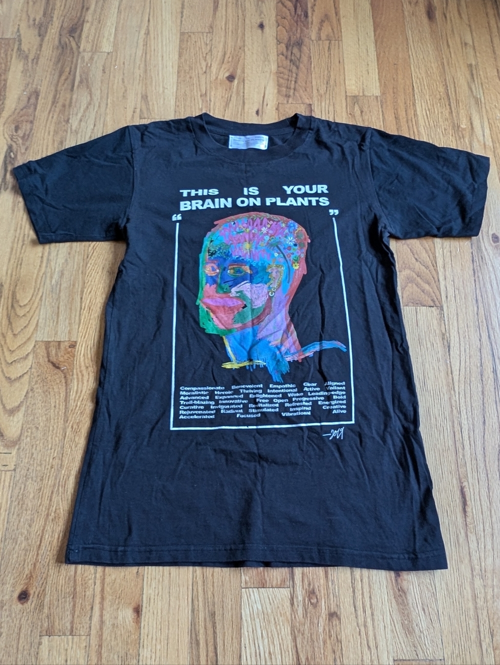 ONE OF A KIND Graphic Tee - 'This Is Your Brain on Plants'